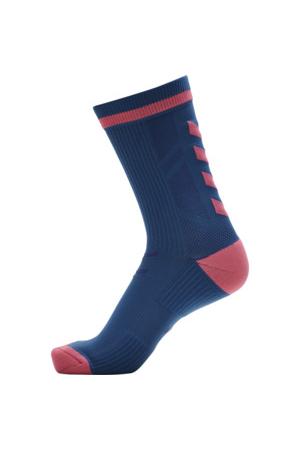 HUMMEL - Elite Indoor Sock Low Pa - Blue Coral/tea Rose