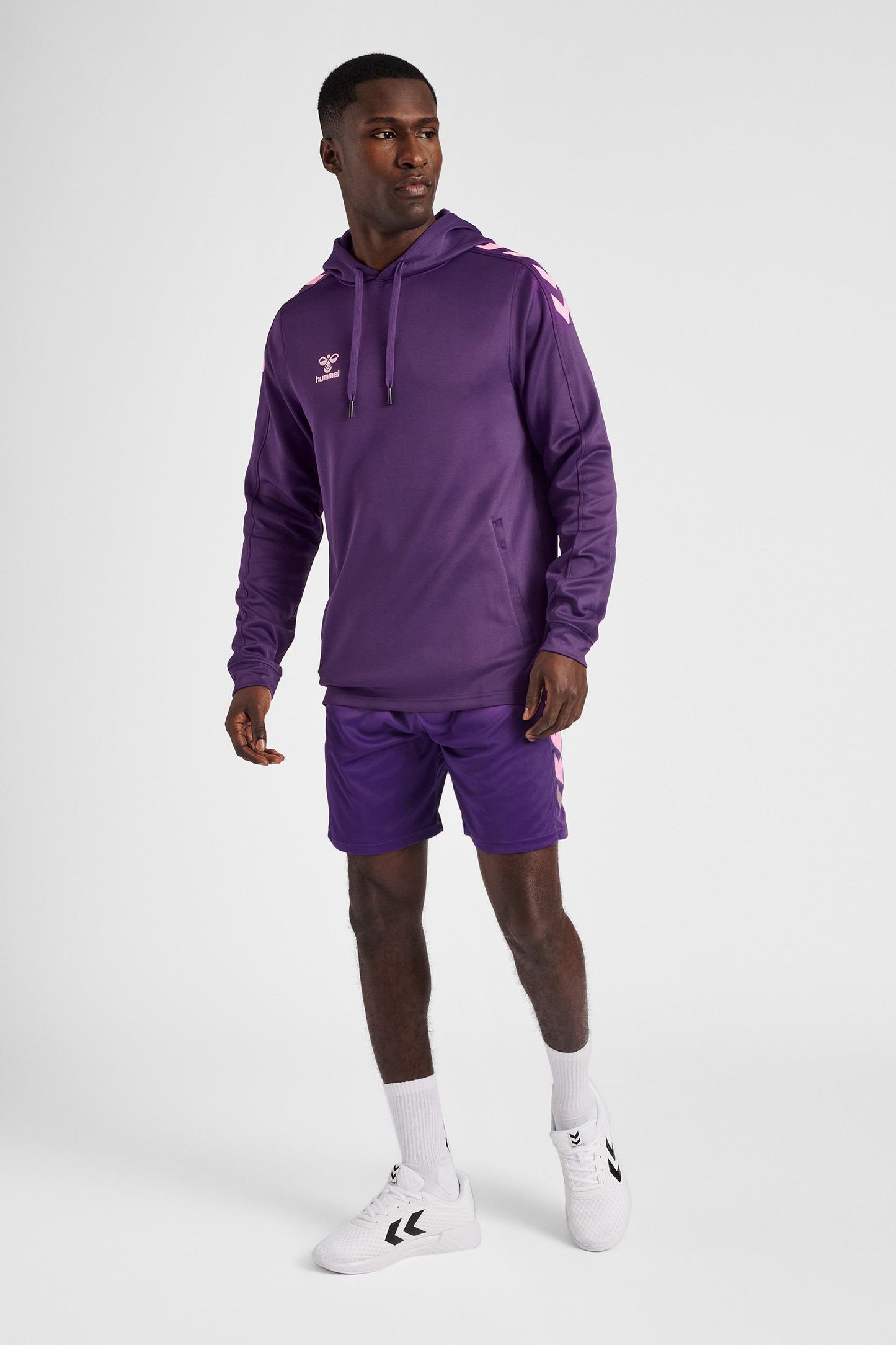 HUMMEL - Hmlcore Xk Poly Sweat Hoodie - Acai