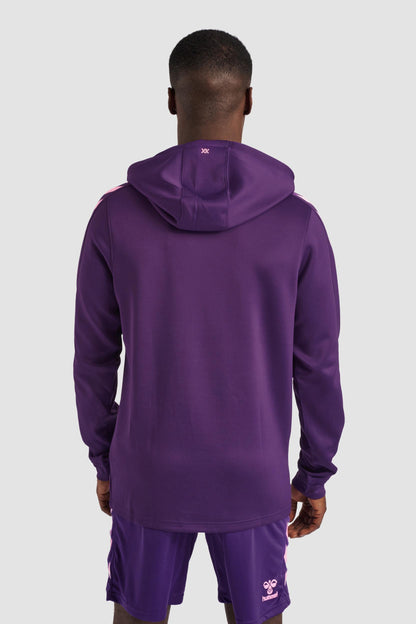 HUMMEL - Hmlcore Xk Poly Sweat Hoodie - Acai