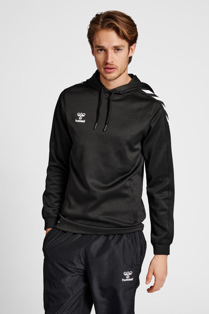 HUMMEL - Hmlcore Xk Poly Sweat Hoodie - Black/black