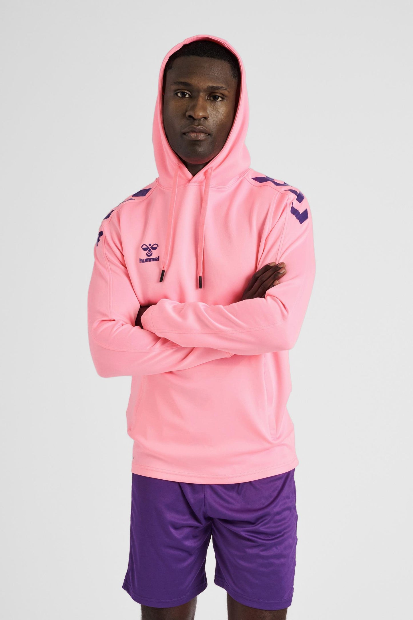 HUMMEL - Hmlcore Xk Poly Sweat Hoodie - Cotton Candy