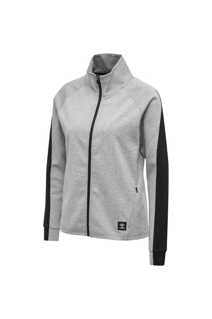 HUMMEL - Hmlessi Zip Jacket - Grey Melange