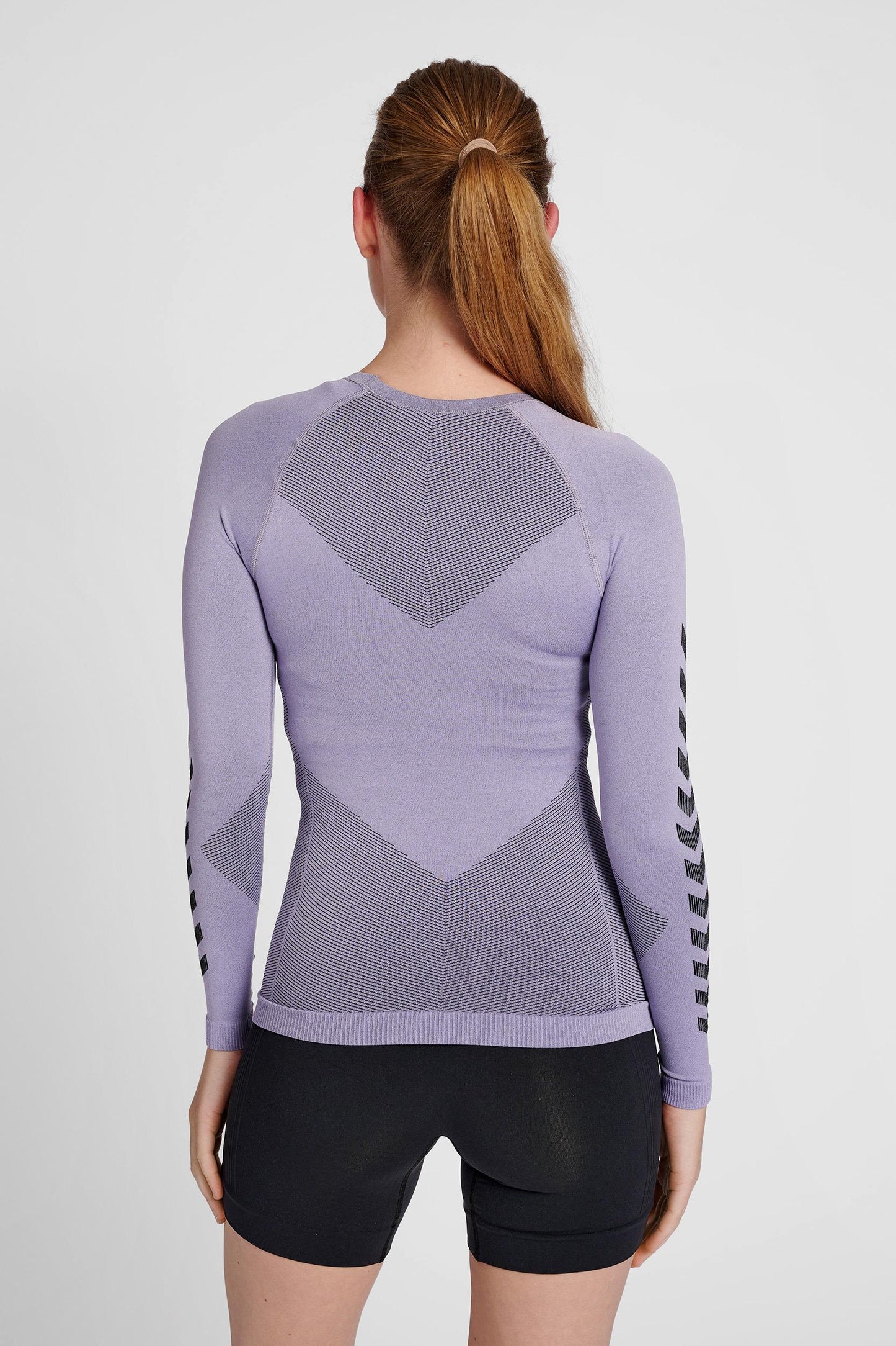 HUMMEL - Hummel First Seamless Jersey L/s W - Lavender Melange