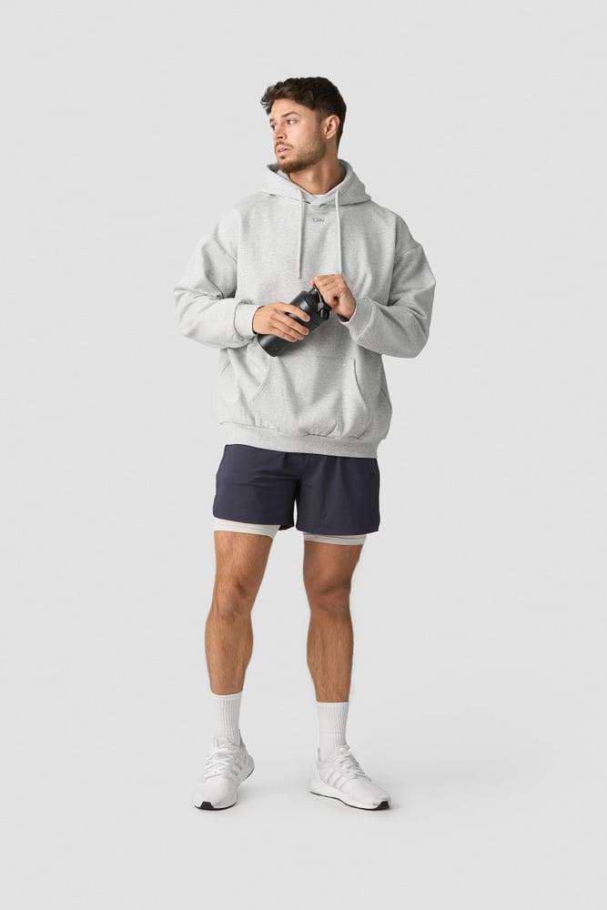 ICANIWILL - Everyday Relaxed Hoodie - Light Grey Melange